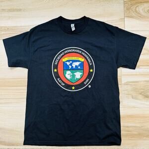 Gildan SHH Logo Unisex T-Shirt, Size Large - Black